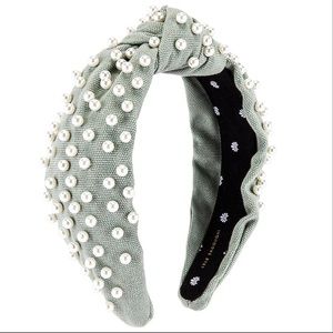 Lele Sadoughi Dove Grey Headband
